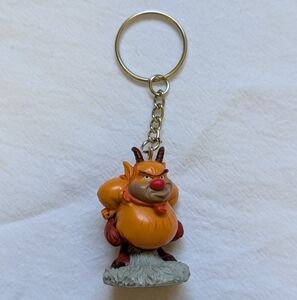 Vintage Disney Phil From Hercules Upcycled Keychain